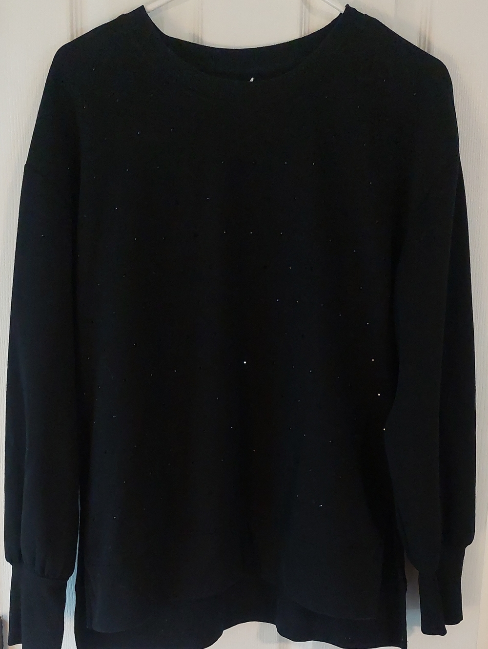 Maurices Black Crewneck Pullover Sweater